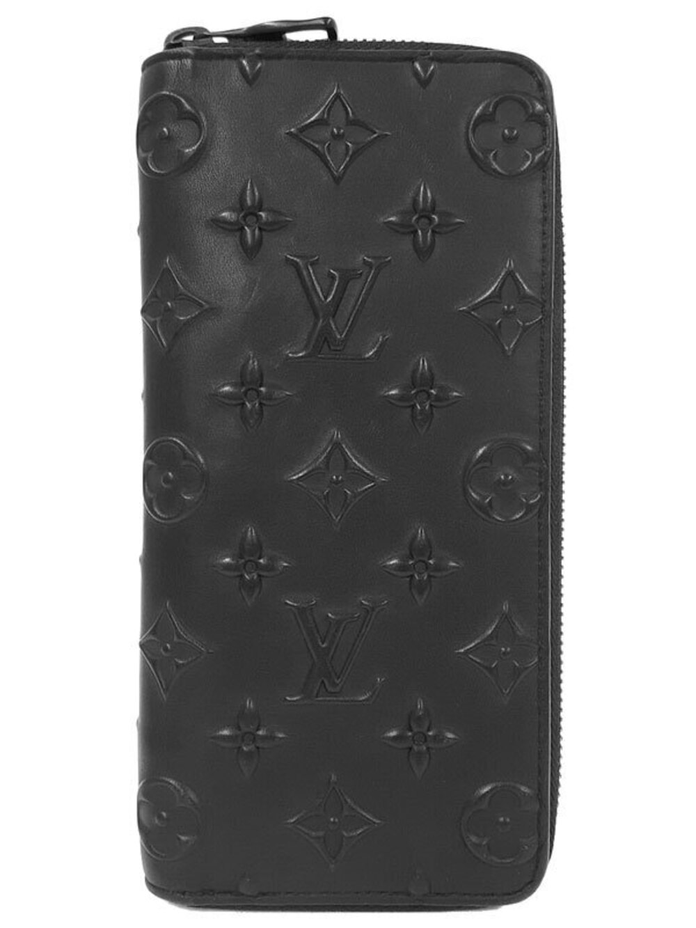 Louis Vuitton Monogram Seal Zippy Wallet Vertical Round Zipper Long